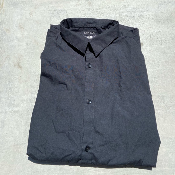 Black H&M Long Sleeve Dress Shirt - Picture 2 of 3